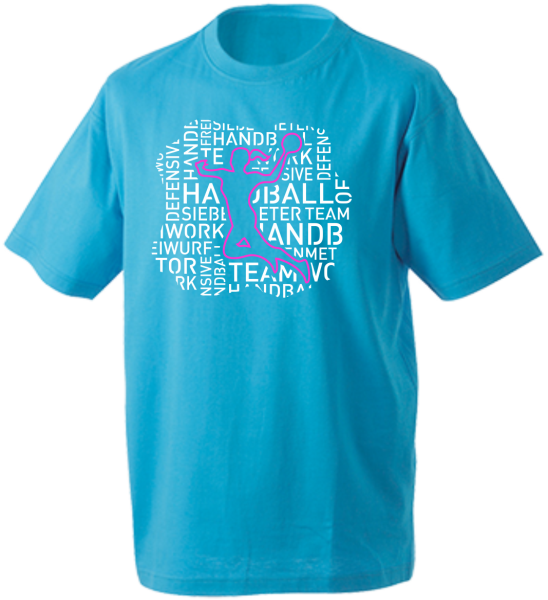 T-Shirt Handball Words Woman
